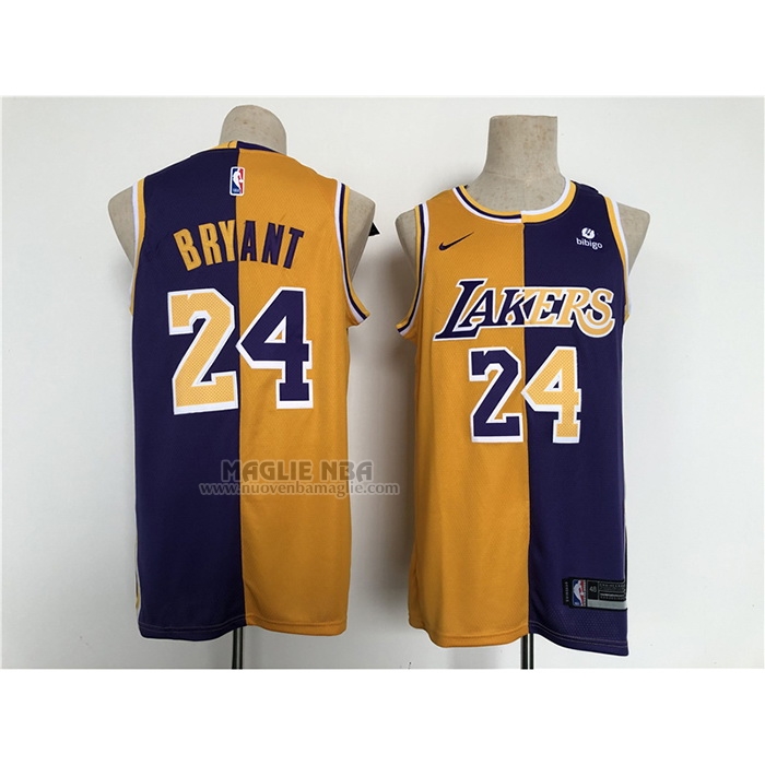 Maglia
 Kobe Bryant NO 24 Los Angeles Lakers Split Giallo
 Viola
